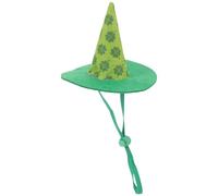 NOLITOY Disfraz De Perro del Día De San Patricio Sombrero De Copa para Perro Diadema De Trébol Verde Gorro Cónico para Cachorro Y Gato Disfraz para Fiesta Irlandesa
