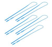 NOLITOY Enhebrador de Cinta Flexible de Plástico 11 Pulgadas 5 Piezas Herramienta Manual para Enhebrar Cordones Elásticos y Cintas Adecuado para Costura y Accesorios de Bricolaje