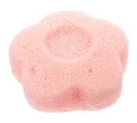 NOLITOY Esponja Limpiadora de Material Vegetal en Forma de Flor, Tamaño Pequeño, Color Rosa, para Limpieza Profunda del Rostro, Uso Diario y Viajes, Esponja Biodegradable