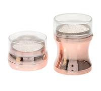 NOLITOY Estampador de Silicona para Manicura 3.8 Cm Set de 2 Sellos para Decoración de Uñas Herramientas para Estampar Uñas DIY Uso Profesional y Doméstico