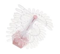 NOLITOY Expositor de Arte de Uñas Espiral de Colores para Salón de Uñas Práctica Artística Postizas