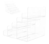 NOLITOY Expositor Multi- Bolsos de Acrílico de Trapezoidal Estructura Soporte Práctico y Resistente y Adecuado para Tiendas y Comerciales