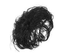 NOLITOY Extensiones de Cabello Humano Real, Piezas Rizadas para Cubrir Zonas Calvas y Aumentar Volumen, Postizos Transpirables para Mujeres en Diario y Eventos