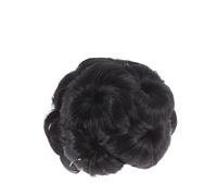 NOLITOY Fijador Para Moño De Pinza Sintética Diseño Floral Para Añadir Volumen Para Recogido y Coletero Natural