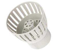 NOLITOY Filtro para Estanque de Peces Salida de Drenaje Beige de Pvc, Recolector de Hojas Multifuncional para Limpieza Efectiva en Estanques