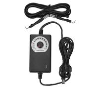 NOLITOY Fuente de Alimentación para Tatuajes Regulable 12v Compacto Portátil Conexión Directa para Profesionales y Principiantes en Estudio y Tatuaje Negra