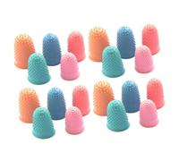 NOLITOY Fundas Protectoras para Dedos de Goma 20 Cómodas y Ecológicas, Cubiertas Elásticas para Pulgares, Ideales para Trabajo Manual y Protección Diaria