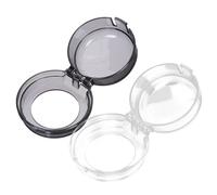 NOLITOY Fundas Protectoras para Perillas de Cocina de Gas para Bebés, Resistentes al Calor la Grasa, de Silicona Translúcida, para Seguridad Hogar, Pack de 4 (2 de Color Blanco 2