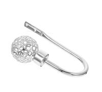 NOLITOY Gancho de Cortina Forma Hierro Resistente Soporte Montado Pared Antióxido para Sujetar Cortinas Salón Dormitorio y Baño Diseño Decorativo Vintage