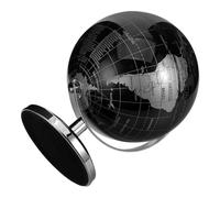 NOLITOY Globo Terráqueo para Escritorio con Diseño Europeo Vintage Esfera Giratoria con Soporte Blanco Decorativo para Oficina y Hogar para Aprendizaje Geográfico y Decoración Elegante