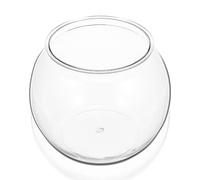 NOLITOY Goldfish Bowl Golden Fish Bowls Betta Tank Fish Living Tank Glass Vase 2 galones Fish Tank Round Fish Bowl Hydroponic Plant Holder Hydroponic Container Office The Pet Dining Table