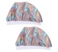 NOLITOY Gorros Para Dormir Para Bebé 2pcs Gorros De Baño Suaves Transpirables y Flexibles