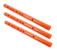 NOLITOY Grabadora de Resina Portátil 6 Agujeros, Instrumento Musical Flauta Dulce para Niños, 3 Piezas, Tamaño Compacto y Ligera para Práctica y Aprendizaje Musical