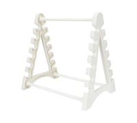 NOLITOY Gradilla Trapezoidal para Pipetas y Tubos de Ensayo de Plástico, Soporte Multicapa Estable para Laboratorio E Hospital, Expositor para Almacenamiento de Pipetas, 1 Unidad