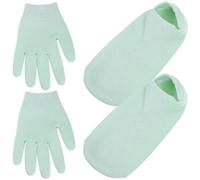 NOLITOY Guantes De Gel De 4 Piezas Guantes De Hombres Guantes De La Mano Guantes De La Mano Hombres Guantes Hidratantes Guantes De Spa Hombres Guantes Hidratantes A Las Mujeres Calcetines
