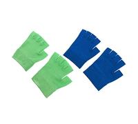 NOLITOY Guantes De Gel Hidratantes Para Manos Secos y Agrietados, 2 Pares, Talla Única, Terapia De Hidratación Intensiva, Para Mujer, Uso Spa y Cuidado Diario, Colores Verde y Azul