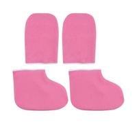 NOLITOY Guantes de Parafina Aislantes y Patucos Térmicos para Spa Talla Única Cuidado Hidratante Manos y Pies Uso Profesional y Doméstico