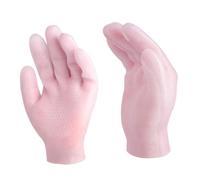 NOLITOY Guantes Hidratantes Elásticos Para Manos Secas y Agrietadas Protectores Transpirables y Suaves Para Cuidado Diario y Spa Casa Rosa Para Mujer