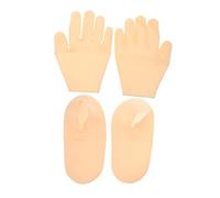 NOLITOY Guantes y Calcetines De Hidratantes Para Pies y Manos Set Exfoliante Anti-deslizante Para Pedicura y Cuidado De Piel Agrietada Suaviza y Rejuvenece La Piel Seca