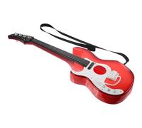 NOLITOY Guitarra de Juguete para Principiantes Instrumento Musical Educativo Cuerdas de Acero Color Marrón 1 Pieza Juguete Musical para Desarrollo y Aprendizaje