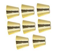 NOLITOY Hebillas Para Sujetar Coleta 8 Piezas Tamaño Estándar Diseño Dientes Para Mujer Uso Diario Fiesta Accesorios De Cabello Color Oro Claro