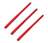 NOLITOY Herramienta de Instalación para Bujías de Coche 3 Piezas, Dado de Goma Rojo Doble Orificio, Kit Profesional para Reparación y Mantenimiento de Recambios Automotriz