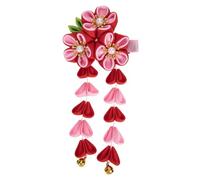 NOLITOY Horquilla con Flores y Borlas para Niñas Horquilla de Antiguo Chino Accesorio para Peinado Hanfu Segura y Duradera para Fiestas y Diario