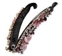 NOLITOY Horquilla De Diamante Estilo Banana Pinza Cabello Para Mujer Pinza Banana Gemas De Imitación Para Uso Diario