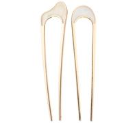 NOLITOY Horquillas Cabello en Forma de U 2 Piezas Palillos para Moños Tradicionales Chinos Accesorio Elegante para Peinados Recogidos y Cabello Largo