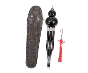 NOLITOY Hulusi de C con Estuche Instrumento Musical Especial para Práctica y Principiantes Adultos Superficie Pulida y Tacto Regalo Práctico para Aficionados la Color Aleatorio