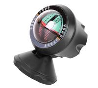 NOLITOY Inclinómetro Digital para Coche Medidor de Pendiente Compacto y Ligero Indicador de Ángulo Giratorio Herramienta Multifuncional para Actividades al Aire como Conducción Ciclismo y