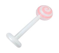 NOLITOY Inflable Gigante de Navidad Decorativo PVC Resistente al Clima Piruleta de Pies para Fiestas de Cumpleaños y Exteriores Adorno Candyland para Jardín y Patio