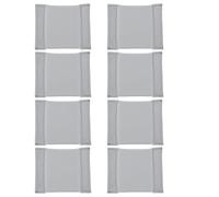 NOLITOY Insertos Acolchados para Estuches de Cámara 8 Piezas Divisor Protector Gris Liso 145X115 CM Particiones Ajustables para Bolsos de Fotografía Inserto Organizador Antigolpes