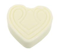 NOLITOY Jabón Facial Artesanal De Barra Ácido Hialurónico y Seda, 1 Unidad, Forma De Corazón, Nutritivo e Hidratante Para Cuidado Piel Sensible, Adecuado Para Obsequio