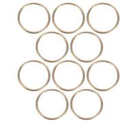 NOLITOY Juego de 10 Aros Artesanales de Metal 8 CM para Manualidades Colgantes, Ideales para Creación de Atrapasueños y Decoraciones de Eventos