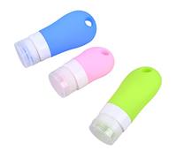 NOLITOY Juego De 3 Botellas Flexibles 38ml 60ml 60ml Para Champú Gel De Ducha Cosméticos Portátil