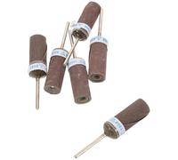 NOLITOY Juego de 6 Barras de Lijado Profesionales Vástago de 235 MM Papel de Lija Grano 180-1000 Accesorio para Taladro y Lijadora Rotativa Adecuado para Pulido Fino y Acabado de