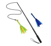 NOLITOY Juguete Interactivo para Perros Extensible de Entrenamiento con Cuerda y Cabezas Reemplazables Activador de Instinto de Caza para Cachorros y Perros Promueve Ejercicio y Diversión