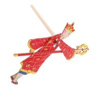 NOLITOY Juguete Tradicional de Marioneta de Sombra de Madera Hecho Mano Accesorio Educativo para Prop para Teatro de Sombras Diseño Ligero y Cultural Chino