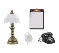 NOLITOY Kit de Mini Casa de Muñecas DIY en Madera con Accesorios en Miniatura para Decoración Creativa Modelo de Luz Mini y Adornos para Manualidades Adecuado para Actividades