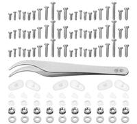 NOLITOY Kit De Reparación Almohadillas Nariz Gafas Tornillos Gafas Durabilidad