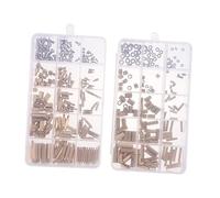 NOLITOY Kit Hexágonos de Latón con Tornillos y Tuercas de Acero Inoxidable para Placas Base y Circuitos Electrónicos Surtido Profesional para Pcb y Evitar Cortocircuitos con Caja