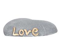 NOLITOY Lápida de Resina para Mascotas en Forma de Corazón Marcador Conmemorativo para Tumba de Perro Pequeño Piedra Decorativa Color Roca sin Grabado para Jardín y Uso Interior