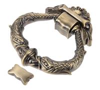 NOLITOY Llamador de Puerta Vintage de Metal Aleación de Zinc Decoración Retro para Entrada Diseño Ergonómico y Duradero para Puertas Exteriores Seguridad
