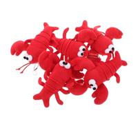 NOLITOY Llavero De Peluche De Langosta Infantil, Set De 5 Piezas, Mini Juguetes De Algodón PP Suave, Accesorios Coloridos para Mochilas y Decoración, Obsequio Adecuado para Fiestas del Océano