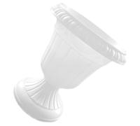 NOLITOY Maceta para Plantas de Plástico Diseño de Pedestal Romano, Jardinera Decorativa para Porche y Terraza, Resistente a Rayos UV, para Decoración de Bodas y Jardines