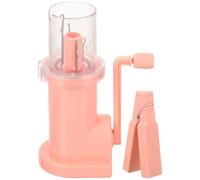NOLITOY Máquina de Tejer Manual para Bricolaje, Bobinadora Portátil de Hilo Abs Rosa, Herramienta para Hacer Cordones y Pulseras, Adecuado para Manualidades Creativas en Casa