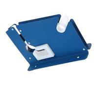 NOLITOY Máquina Selladora Manual y Cortadora para Cintas Gruesas para Bolsas de Supermercado Cuerpo de Hierro Azul, Resistente a Impactos en Embalaje