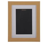 NOLITOY Marco de Fotos de Escritorio 15X20 CM de Madera Natural Soporte para Exhibición de Medallas y Premios Marco Creativo para Decoración del Hogar Portafotos para Maratón y