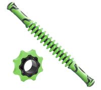 NOLITOY Masajeador Rodante Masaje Muscular Rodillos Músculo Rodillo De Masaje Con Cuentas Palo De Masaje De Muscular Masajeadores Rosario Varilla De Masaje Deportista Asiento Green